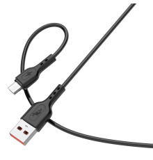 Кабель SkyDolphin S66V USB - micro USB (M/M), 1 м, Black (SDUSB-000652)