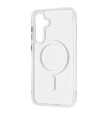 Чeхол-накладка Wave Clear Case (PC+TPU) with Magnetic Ring для Samsung Galaxy S24 SM-S921 Transparent