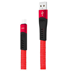 Кабель XO NB127 USB - USB Type-C (M/M), 1.2 м, Red (NB127-M-RD)