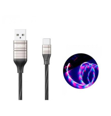 Кабель Remax RC-130a USB - USB Type-C (M/M), 1 м, Black (6954851231707)
