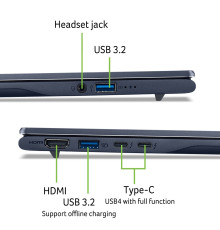 Ноутбук Acer Swift 14 AI SF14-51-5048 (NX.J2KEU.001) Blue