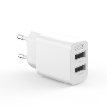 Мережевий зарядний пристрій XO L109 (2USB, 2.4А) White (L109.white)