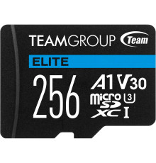 Карта памяти MicroSDXC 256GB UHS-I/U3 Class 10 Team Elite (TEAUSDX256GIV30A103)