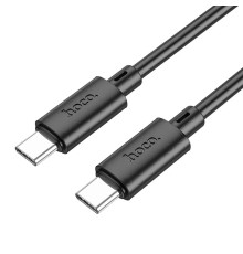 Кабель Hoco X88 Gratified 60W USB Type-C - USB Type-C (M/M), 1 м, Black (6931474783363)