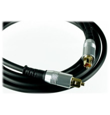 Кабель оптоволоконний Atcom Toslink - Toslink (M/M), 1.8 м, чорний (10703) пакет