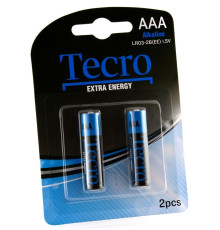 Батарейка Tecro Extra Energy Alkaline AAA/LR03 BL 2 шт