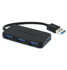 Концентратор USB3.0 Transcend HUB2 (TS-HUB2K) Black 4хUSB3.0