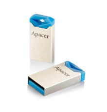 Флеш-накопичувач USB 64GB Apacer AH111 Silver/Blue (AP64GAH111U-1)