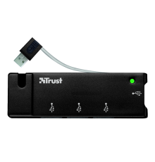 Концентратор Trust 4 Port USB2 Mini Hub HU-4445p (15005)