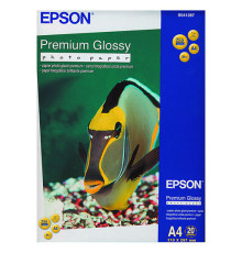 Фотобумага EPSON Premium Glossy Photo Paper глянцевая 255г/м2 A4 20л (C13S041287)