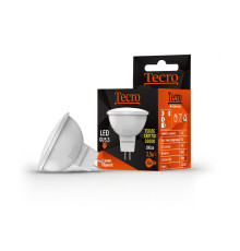 Лампа світлодіодна Tecro 3.5W GU5.3 3000K (T-MR16-3,5W-3K-GU5,3)