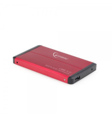 Зовнішня кишеня Gembird для підключення SATA HDD 2.5", USB 3.0, Red (EE2-U3S-2-R)