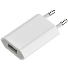 Мережевий зарядний пристрій Apple iPod/iPhone (1USBx1A) 1000mAh White (D02089)