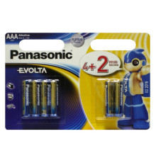 Батарейка Panasonic Evolta AAA/LR03 BL 4+2 шт