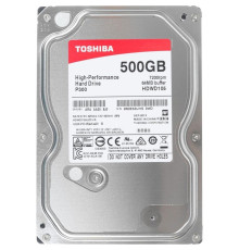 Накопитель HDD SATA  500GB Toshiba P300 7200rpm 64MB (HDWD105UZSVA)