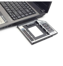Адаптер HDD 2.5" для ноутбука в отсек CD-ROM Gembird MF-95-02 (12.7 мм)