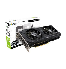 Відеокарта GF RTX 3060 12GB GDDR6 Dual Palit (NE63060019K9-190AD) (LHR)