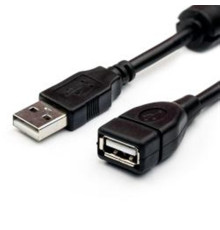 Кабель ATcom подовжувач USB2.0 AM/AF 1.5 м. Феритовий фільтр