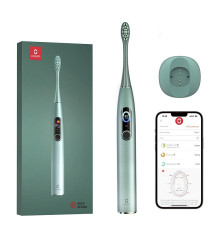 Розумна зубна електрощітка Oclean X Pro Mist Green (OLED) (Міжнародна версія) (6970810551471)
