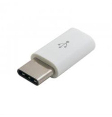 Перехідник Atcom micro USB - USB Type-C (F/M), white (8101)