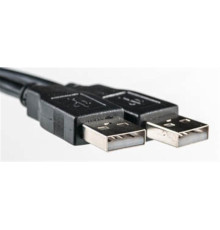 Кабель PowerPlant (KD00AS1214) USB2.0(AM)-USB2.0(AM), 1.5м, Black