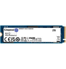 Накопичувач SSD 2TB M.2 NVMe Kingston NV2 M.2 2280 PCIe Gen4.0 x4 (SNV2S/2000G)