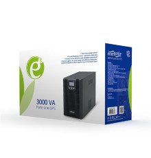 ИБП EnerGenie EG-UPS-PS3000-01 3000VA, Lin.int., AVR, 6хIEC, USB, RJ-45, металл
