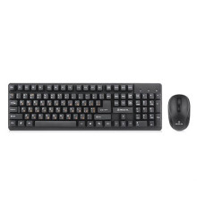 Комплект (клавіатура, миша) бездротовий REAL-EL Standard 550 Kit Black USB