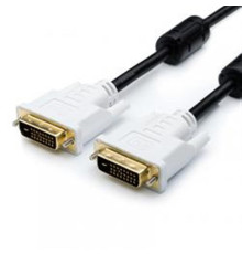 Кабель Atcom DVI - DVI (M\M), 1.8 м, чорно-білий (8057)