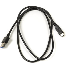 Кабель PowerPlant (CA910816) USB3.0(AM)-USB3.0 Type-C(M), 1м, Black