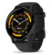 Смарт-часы Garmin Venu 3 Slate Stainless Steel Bezel with Black Case and Silicone Band (010-02784-51)