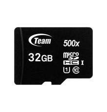 Карта памяти MicroSDHC  32GB UHS-I Class 10 Team (TUSDH32GCL10U02)