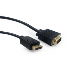 Кабель Cablexpert DisplayPort - VGA (M/M), 1.8 м, чорний (CCP-DPM-VGAM-6) пакет