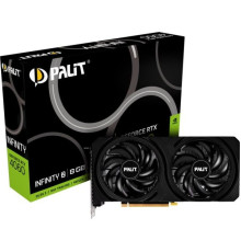 Відеокарта GF RTX 4060 8GB GDDR6 Infinity 2 Palit (NE64060019P1-1070L)