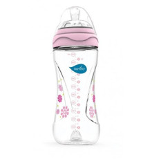 Бутылочка для кормления Nuvita Mimic 330мл 4м+ NV6050 Pink