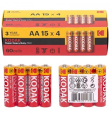 Батарейка Kodak Super Heavy Duty AA/R06 60шт/уп