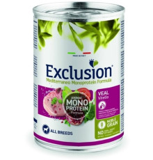 Влажный корм для взрослых собак всех пород Exclusion Adult Veal All Breeds с телятиной 400 г
