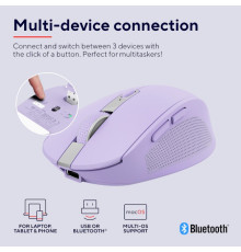 Миша бездротова Trust Ozaa Compact Multi-Device Purple (25384)