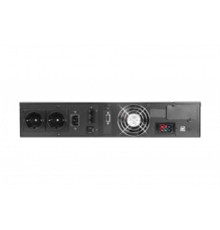 Джерело безперебійного живлення Powercom MRT-2000, Online, 2 х Schuko, RJ-45, USB, LCD, металл (00230035)