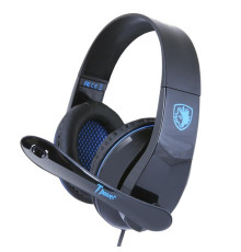 Гарнитура Sades SA-701 Black/Blue (sa701blj)