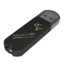 Флеш-накопичувач USB3.1 64GB Team C183 Black (TC183364GB01)