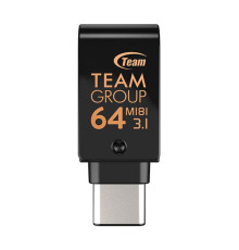 Флеш-накопичувач USB3.1 64GB OTG Type-C Team M181 Black (TM181364GB01)