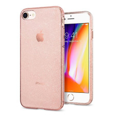 Чохол-накладка Spigen Liquid Crystal Glitter для Apple iPhone 8/7 Rose Quartz (042CS21419)