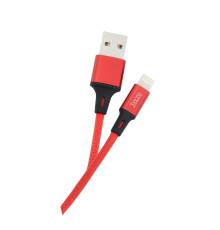 Кабель Tecro USB - Lightning (M/M), 1 м Red (LT-0100RD)