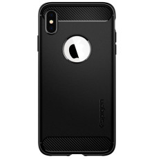 Чехол-накладка Spigen Rugged Armor для Apple iPhone XS Max Matte Black (065CS25125)