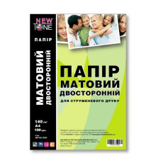 Фотопапiр NewTone матовий двостороннiй 140г/м2 A4 100арк. (MD140.100N)