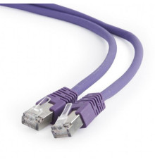 Патч-корд S/FTP Cablexpert (PP6A-LSZHCU-V-2M) литой, 50u штекер с защелкой, 2м, пурпурный