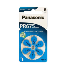 Батарейка Panasonic PR-675H BL 6 шт