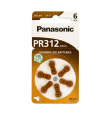 Батарейка Panasonic PR-312 BL 6 шт