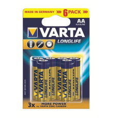 Батарейка Varta Longlife AA/LR06 BL 6шт